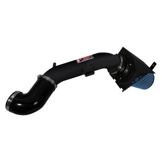 Injen® - PF Series Power-Flow Wrinkle Black Cold Air Intake System with Blue Filter