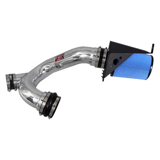 Injen® - PF Series Power-Flow Polished Silver Cold Air Intake System with Blue Filter