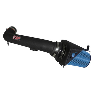 Injen® - PF Series Power-Flow Wrinkle Black Cold Air Intake System with Blue Filter