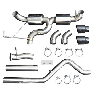 Injen® - 304 SS Cat-Back Exhaust System with Split Rear Exit