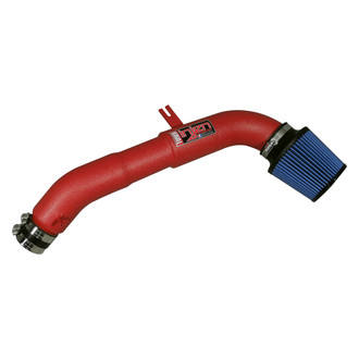 Injen® - SP Series Wrinkle Red Short Ram Air Intake System with Blue Filter
