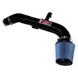 Injen® - SP Series Polished Black Short Ram Air Intake System with Blue Filter