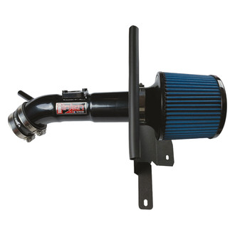 Injen® - SP Series Polished Black Short Ram Air Intake System with Blue Filter