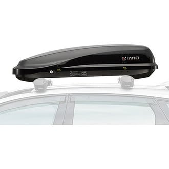 INNO® - Ridge Series™ Gloss Black Roof Cargo Box (50.4" L x 23.6" W x 11.4" H, 8 cu.ft.)