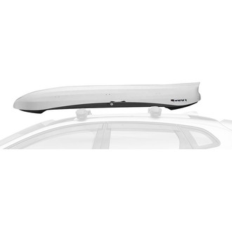 INNO® - Wedge Series 660™ Gloss White Roof Cargo Box (72.0" L x 25.6" W x 9.2" H, 11 cu.ft.)