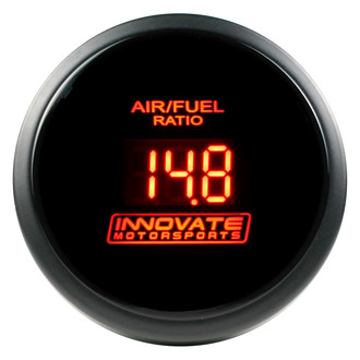 Innovate Motorsports® - DB Series 2-1/16" Digital Air/Fuel Ratio Gauge with LC-2 Kit, Red