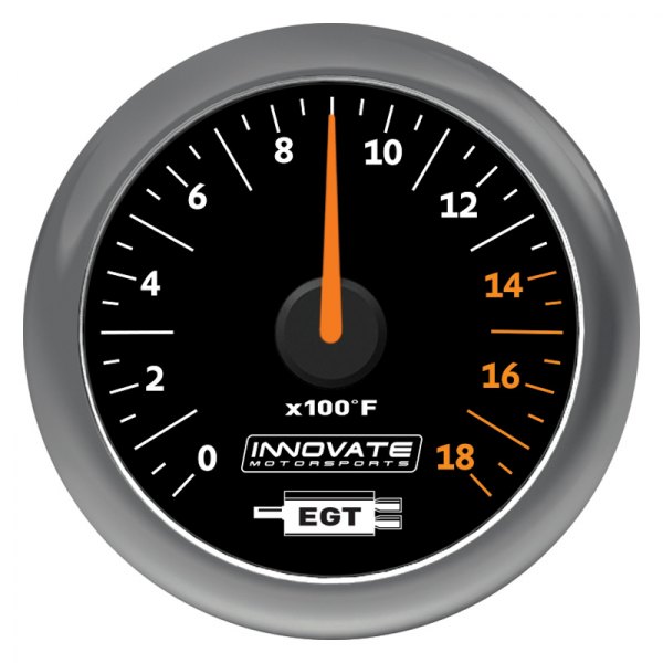 Innovate Motorsports® - MTX-A Series 2-1/16" Electrical Exhaust Gas Temperature Gauge, 1800 F