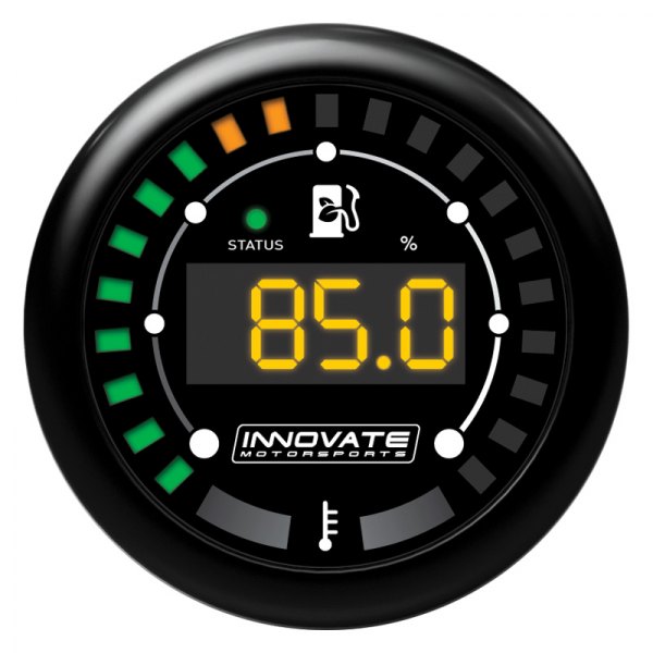 Innovate Motorsports® - MTX-D Series 2-1/16" Digital Ethanol Content/Fuel Temperature Dual Gauge
