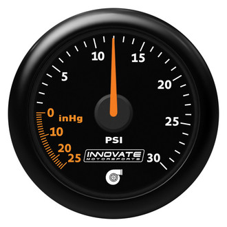 Innovate Motorsports® - MTX-A Series 2-1/16" Electrical Vacuum/Boost Gauge, 25InHg/30 PSI