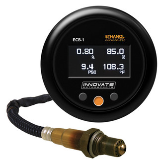 Innovate Motorsports® - Ethanol Advanced Series 2-1/16" Digital Ethanol Content/Fuel Temp/Boost Afr Quad Gauge