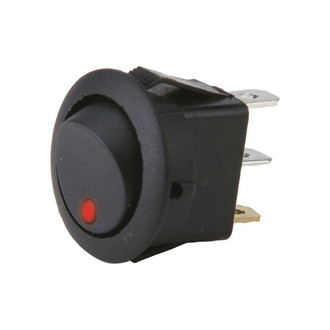 Install Bay® - Rocker Red Round Switch