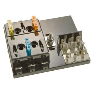 Install Bay® BLC-106-G - 6-Position ATC Fuse Panel with Grounding Pad