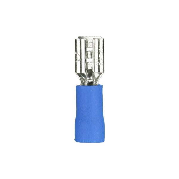 Install Bay® - 0.187" 16/14 Gauge Vinyl Insulated Blue Female Quick Disconnect Connectors
