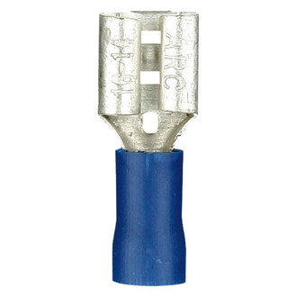 Install Bay® - 0.250" 16/14 Gauge Vinyl Insulated Blue Female Quick Disconnect Connectors