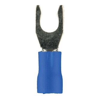 Install Bay® - #8 16/14 Gauge Vinyl Insulated Blue Locking Spade Terminals