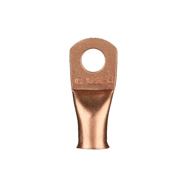 Install Bay® - 3/8" 1/0 Gauge Uninsulated Copper Ring Terminals