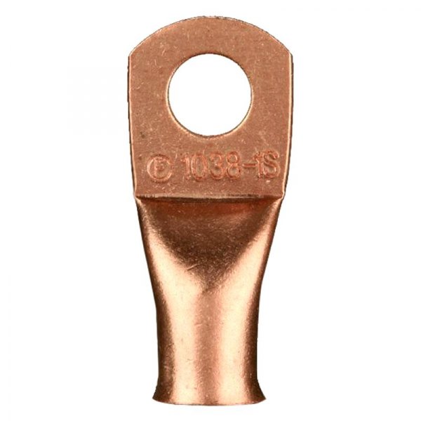 Install Bay® - 3/8" 1 Gauge Uninsulated Copper Ring Terminals