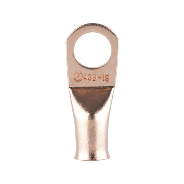 Install Bay® - 3/8" 4 Gauge Uninsulated Copper Ring Terminals