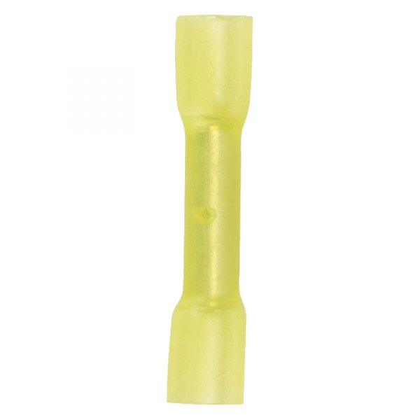 Install Bay® - 24/26 Gauge Heat Shrink Yellow Butt Connectors