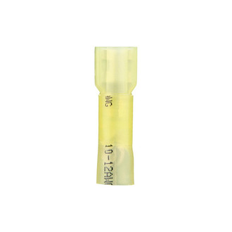 Install Bay® - 0.250" 12/10 Gauge Heat Shrink Fully Insulated Yellow Female Quick Disconnect Connectors