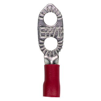 Install Bay® - 22/18 Gauge Red 2-Holes Earl Grounding Terminals