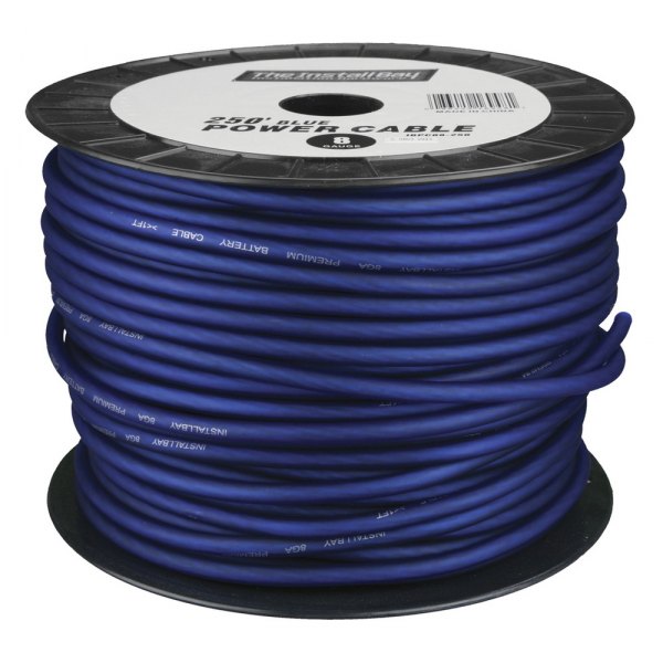 Install Bay® - CCA Value Line 8 AWG Single 250' Blue Stranded GPT Power Cable