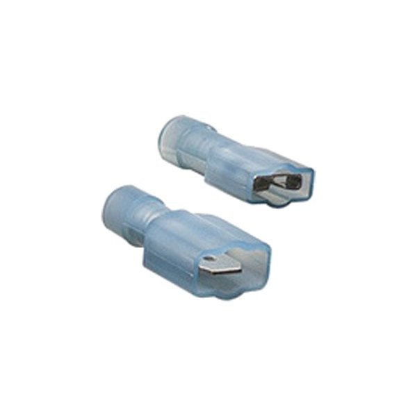 Install Bay® - 0.250" 16/14 Gauge Nylon Fully Insulated Blue Male/Female Quick Disconnect Connectors