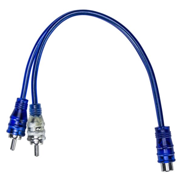 Install Bay® IBRCAY1 - 1 x Female to 2 x Male RCA Cable Y-Adapter with Flexible PVC Jacket