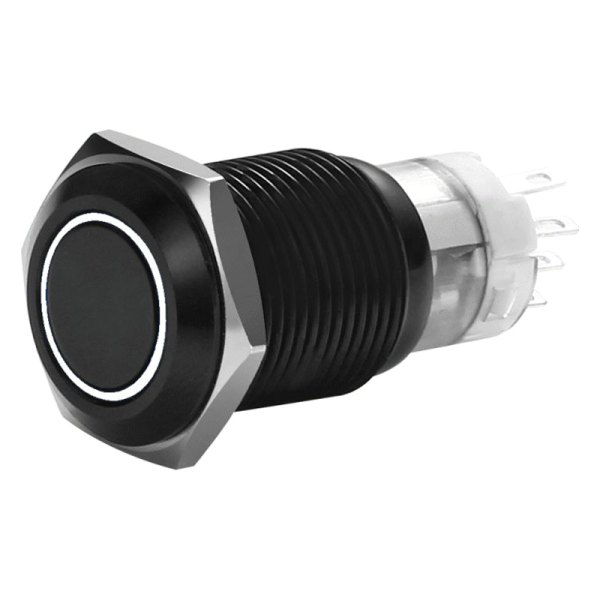  Install Bay® - 16mm Momentary White LED Switch with Harness