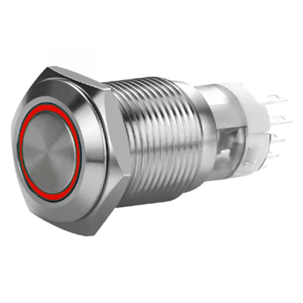  Install Bay® - 16mm Momentary Red LED Switch with Harness