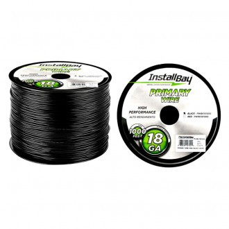 InstallBay IBSW16-500 Value Line 16 Gauge Speaker Wire - 500 Ft Spool, Clear