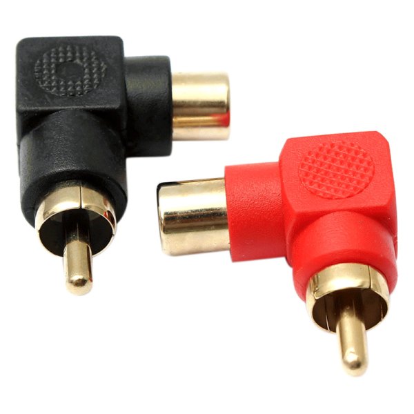 Install Bay® RCAMRA-1 - 1 x Male to 1 Female RCA Cable Right Angle Adapters