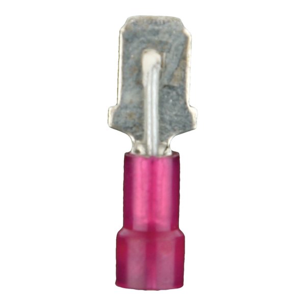 Install Bay® - 0.250" 22/18 Gauge Nylon Insulated Red Male Quick Disconnect Connectors