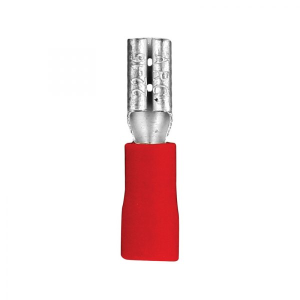 Install Bay® - 0.110" 22/18 Gauge Vinyl Insulated Red Female Quick Disconnect Connectors