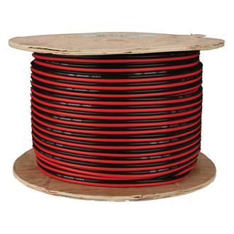 Install Bay® SWRB12500 - 12 AWG 2-Way 500' Red/Black Stranded GPT Speaker Wire