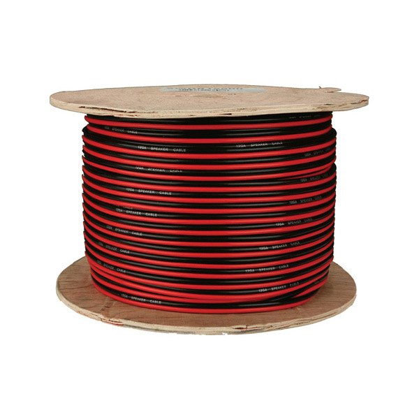 Install Bay® - 14 AWG 2-Way 500' Red/Black Stranded GPT Speaker Wire