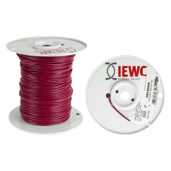 Install Bay® - 14 AWG Single 500' Red Stranded GPT Primary Wire