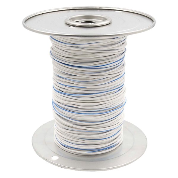 Install Bay® - 18 AWG Single 500' White/Blue Stranded GPT Primary Wire