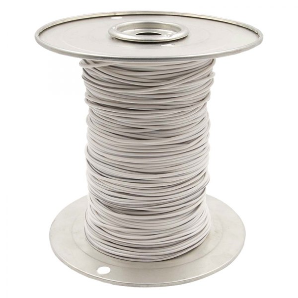 Install Bay® - 18 AWG Single 500' White/Gray Stranded GPT Primary Wire