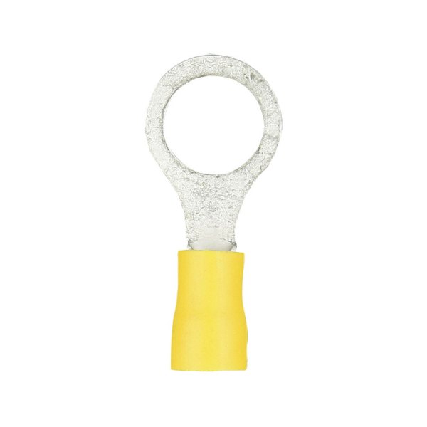 Install Bay® - 3/8" 12/10 Gauge Vinyl Insulated Yellow Ring Terminals