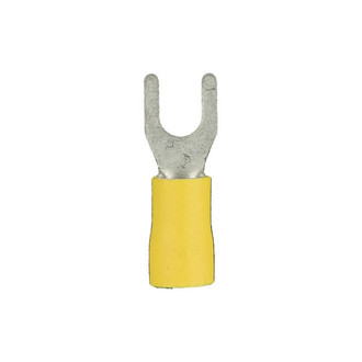 Install Bay® - #10 12/10 Gauge Vinyl Insulated Yellow Spade Terminals