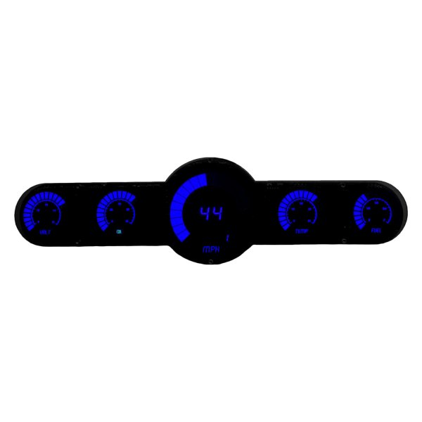 Intellitronix® - LED Digital 5.5-Gauge Panel, Blue