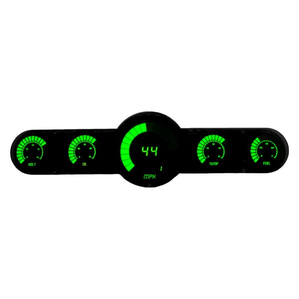 Intellitronix® - LED Digital 5.5-Gauge Panel, Green