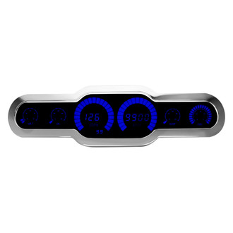 Intellitronix® - LED Digital 6-Gauge Panel, Blue