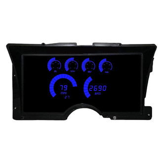 Intellitronix® - Direct Fit LED Bargraph Gauge Panel, Blue