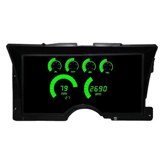 Intellitronix® - Direct Fit LED Bargraph Gauge Panel, Green