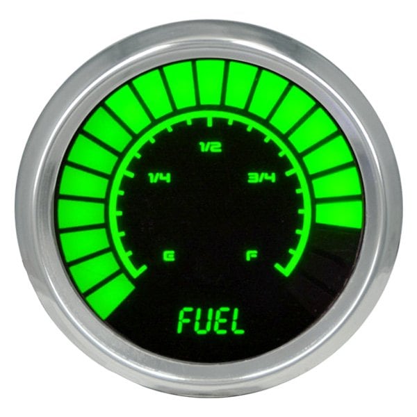 Intellitronix® - 2-1/16" LED Bargraph Fuel Level Gauge, Green