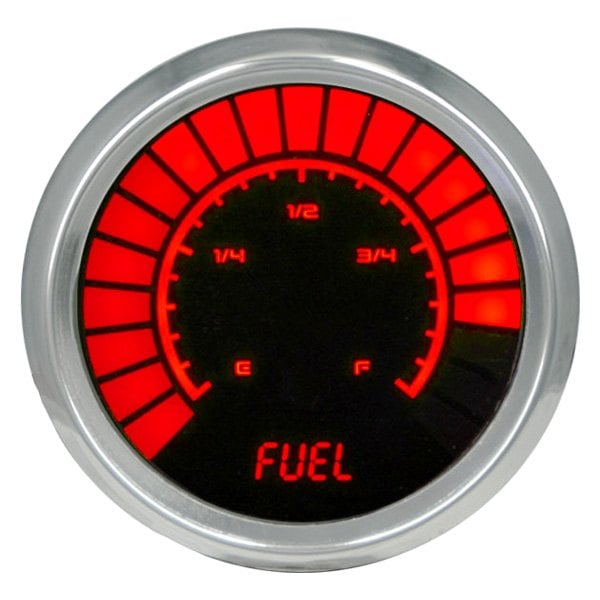 Intellitronix® - 2-1/16" LED Bargraph Fuel Level Gauge, Red