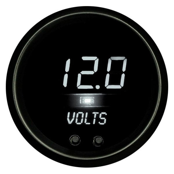 Intellitronix® - 2-5/8" LED Digital Voltmeter, White, 7-25.5 V