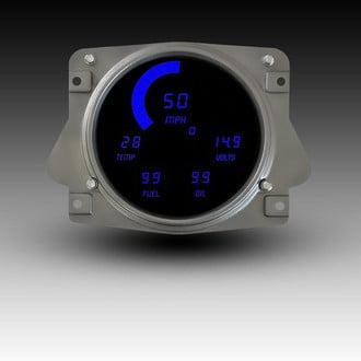 Intellitronix® - Direct Fit LED Digital Gauge Panel, Blue